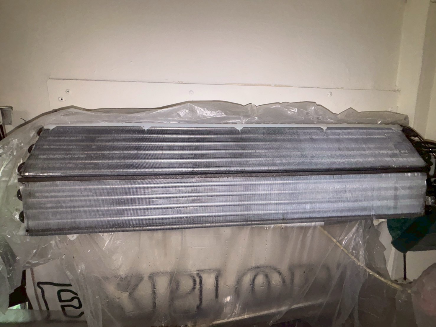 台中北區富士通分離式冷氣清洗兩台 