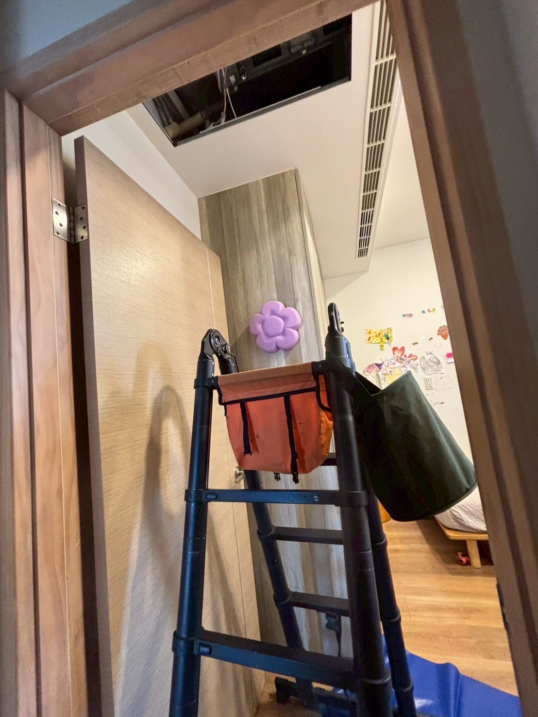 台中烏日吊隱式冷氣清洗