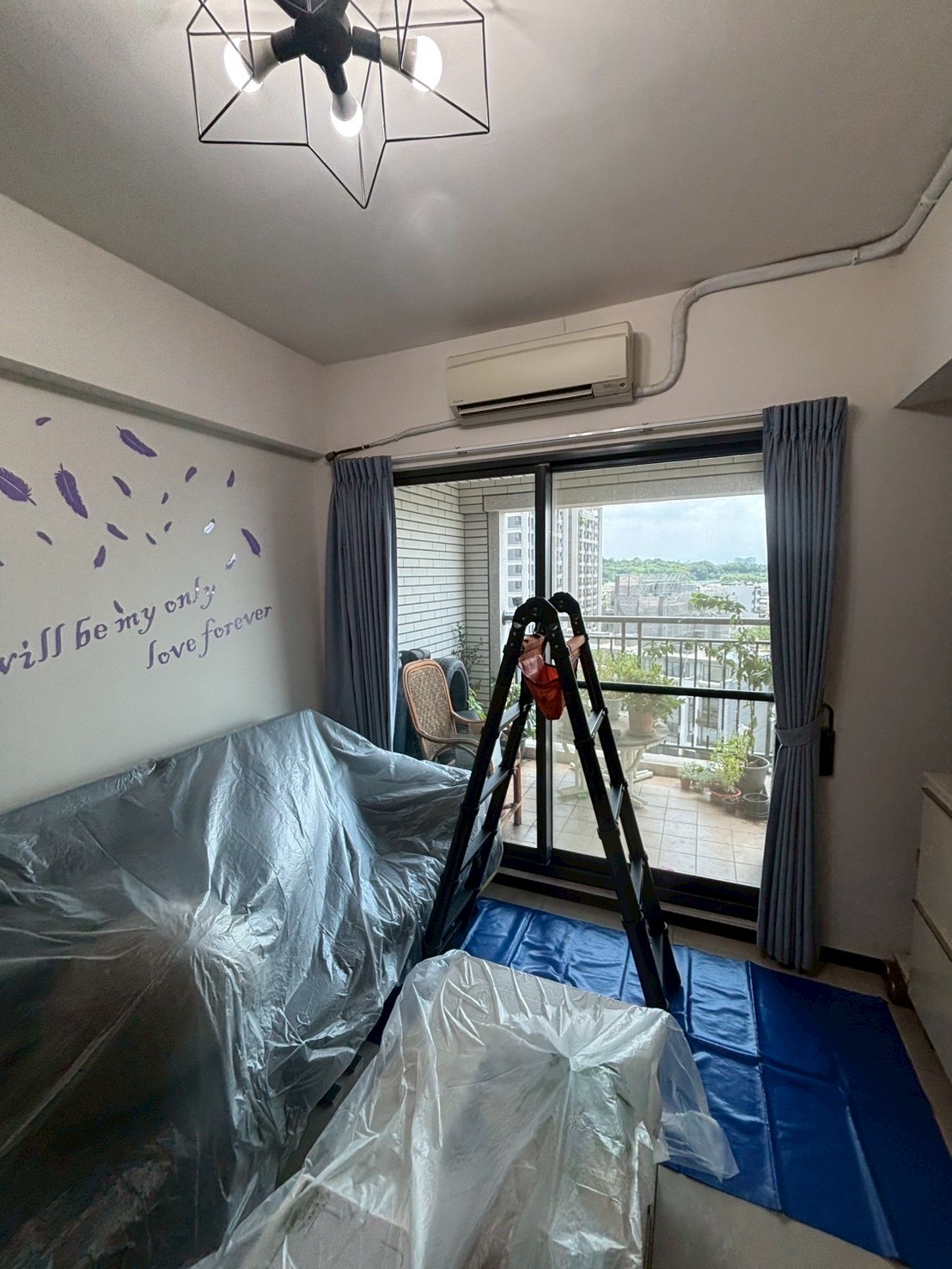 台中烏日區分離式冷氣清洗一台