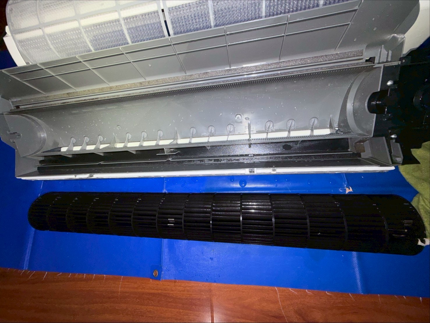 南投草屯富士通分離式冷氣清洗