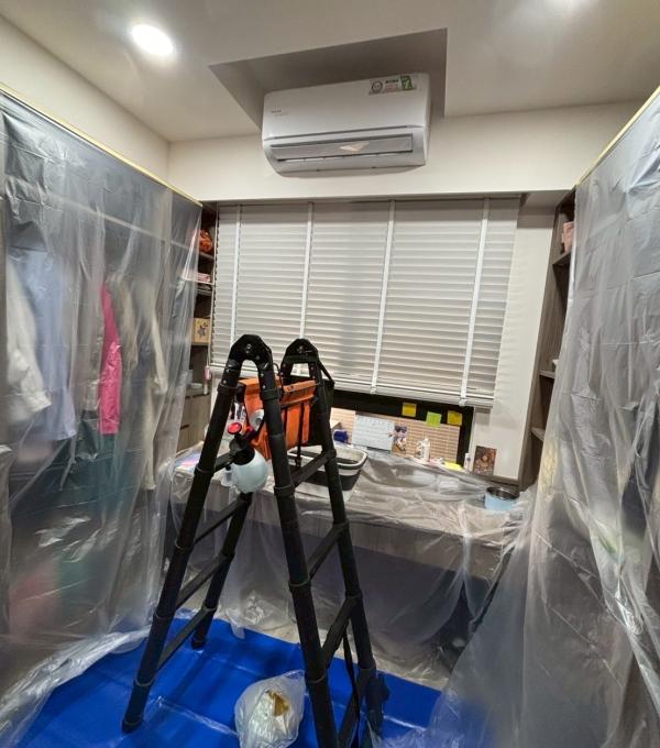 台中南屯分離式冷氣清洗兩台 廣潔家電清洗 冷氣清洗 洗衣機清洗 水塔清洗