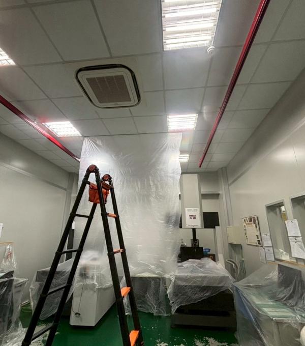 台中工業區吊隱式冷氣清洗、四方吹冷氣清洗 廣潔家電清洗 冷氣清洗 洗衣機清洗 水塔清洗