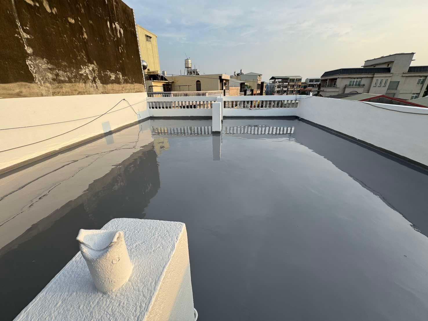 台南官田民宅-屋頂PU防水工程