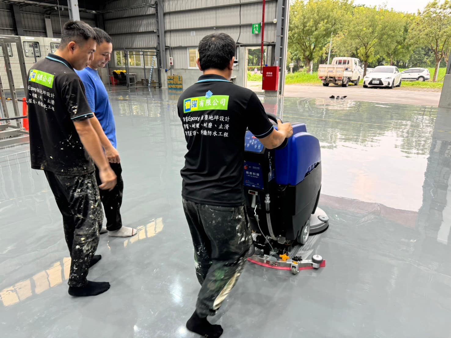 鈺祥廠房EPOXY清洗工程
