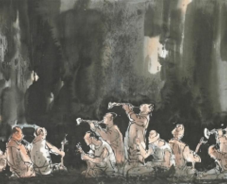 水墨畫 李奇茂 端午佳節